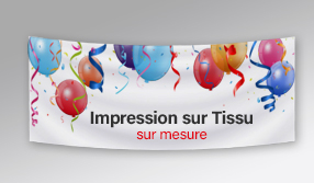 Impression sur tissu sur mesure
